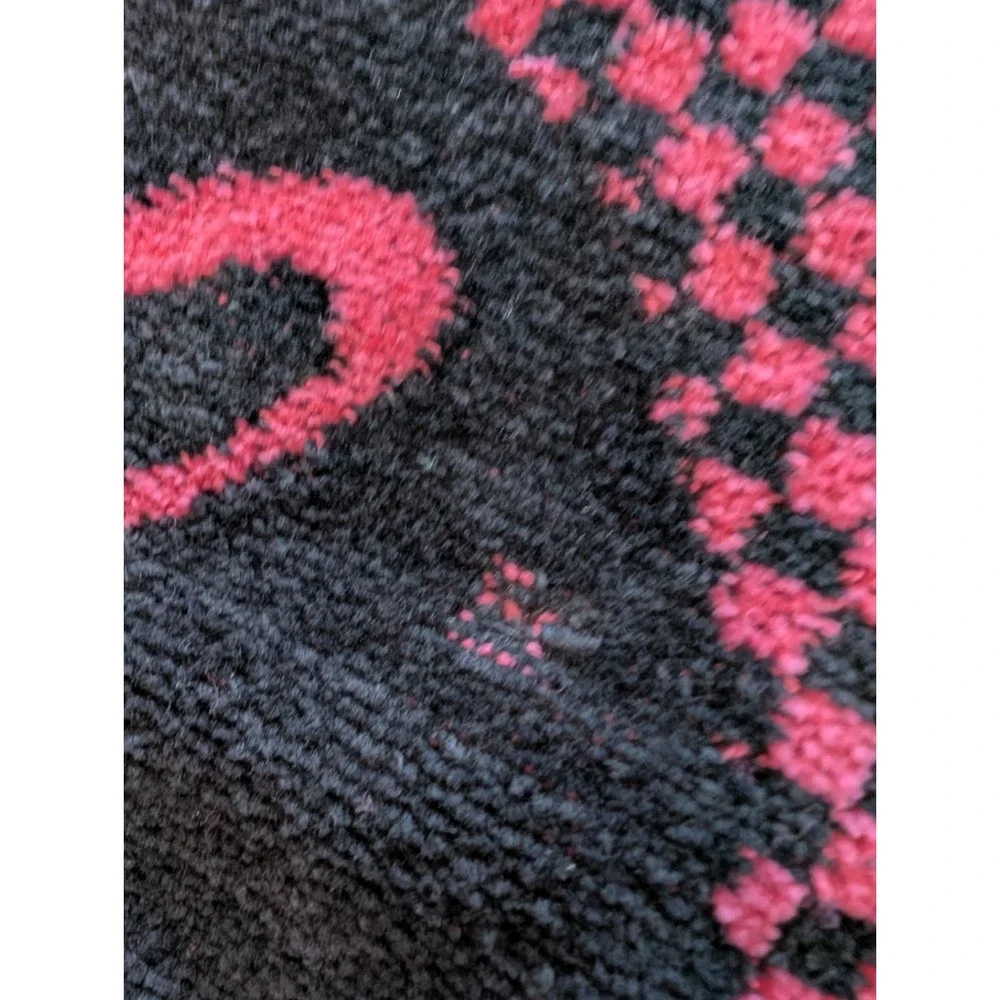 VTG Sir Christopher Hatton Flamingo Golf Towel Neon Pink Teal 80s 90s Gorpcore